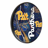 Pittsburgh Panthers Digitally Printed Wood Clock