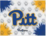Pittsburgh Panthers Logo Canvas Print
