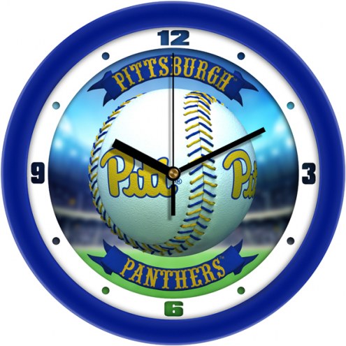 Pittsburgh Panthers Home Run Wall Clock