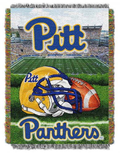 Pittsburgh Panthers NCAA Woven Tapestry Throw / Blanket