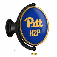 Pittsburgh Panthers Oval Rotating Lighted Wall Sign
