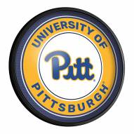 Pittsburgh Panthers Round Slimline Lighted Wall Sign