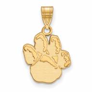 Pittsburgh Panthers Sterling Silver Gold Plated Medium Pendant