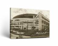 Pittsburgh Panthers Sketch Canvas Wall Art