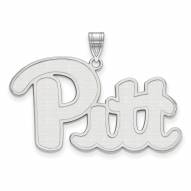 Pittsburgh Panthers Sterling Silver Extra Large Pendant