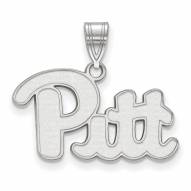 Pittsburgh Panthers Sterling Silver Medium Pendant