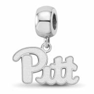 Pittsburgh Panthers Sterling Silver Small Dangle Bead