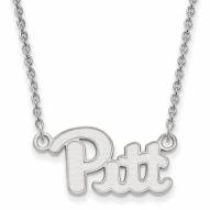 Pittsburgh Panthers Sterling Silver Small Pendant Necklace