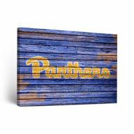 Pittsburgh Panthers Weathered Canvas Wall Art
