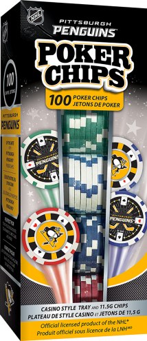 Pittsburgh Penguins 100 Poker Chips