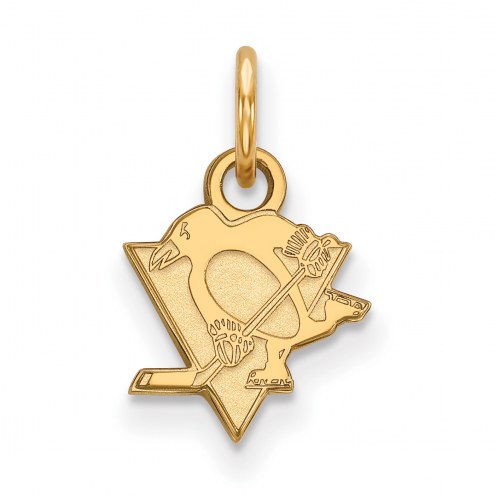 Pittsburgh Penguins 10k Yellow Gold Extra Small Pendant