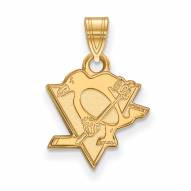 Pittsburgh Penguins 10k Yellow Gold Small Pendant