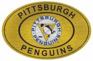 Pittsburgh Penguins 46" Heritage Logo Oval Sign