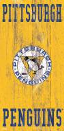 Pittsburgh Penguins 6" x 12" Heritage Logo Sign