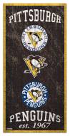 Pittsburgh Penguins 6" x 12" Heritage Sign