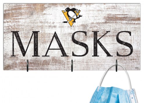 Pittsburgh Penguins 6&quot; x 12&quot; Mask Holder