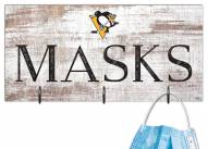 Pittsburgh Penguins 6" x 12" Mask Holder