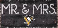 Pittsburgh Penguins 6" x 12" Mr. & Mrs. Sign