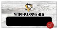 Pittsburgh Penguins 6" x 12" Wifi Password Sign