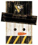 Pittsburgh Penguins 6" x 5" Snowman Head