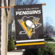 Pittsburgh Penguins Applique Banner Flag