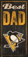 Pittsburgh Penguins Best Dad Sign