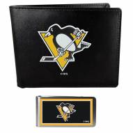 Pittsburgh Penguins Bi-fold Wallet & Color Money Clip