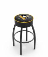 Pittsburgh Penguins Black Base Swivel Bar Stool