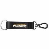 Pittsburgh Penguins Black Strap Key Chain