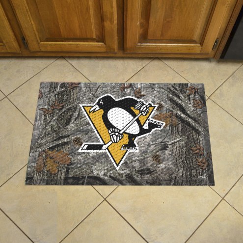 Pittsburgh Penguins Camo Scraper Door Mat