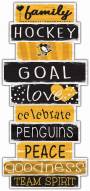 Pittsburgh Penguins Celebrations Stack Sign