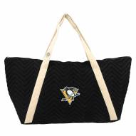 Pittsburgh Penguins Chevron Stitch Weekender Bag