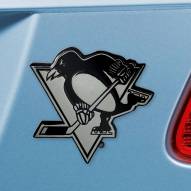 Pittsburgh Penguins Chrome Metal Car Emblem