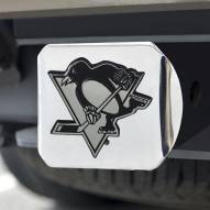 Pittsburgh Penguins Chrome Metal Hitch Cover