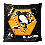 Pittsburgh Penguins Connector Double Sided Velvet Pillow