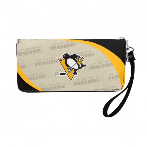 Pittsburgh Penguins Curve Zip Organizer Wallet