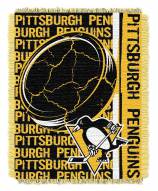 Pittsburgh Penguins Double Play Woven Throw Blanket