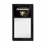 Pittsburgh Penguins Dry Erase Note Board