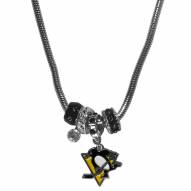 Pittsburgh Penguins Euro Bead Necklace