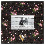 Pittsburgh Penguins Floral 10" x 10" Picture Frame