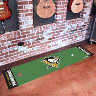 Pittsburgh Penguins Golf Putting Green Mat
