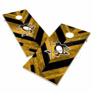 Pittsburgh Penguins Herringbone Cornhole Game Set