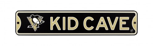 Pittsburgh Penguins Kid Cave Street Sign
