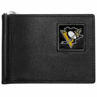 Pittsburgh Penguins Leather Bill Clip Wallet