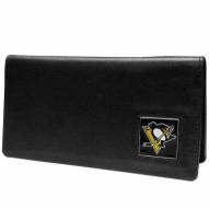 Pittsburgh Penguins Leather Checkbook Cover