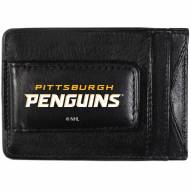 Pittsburgh Penguins Logo Leather Cash and Cardholder