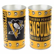 Pittsburgh Penguins Metal Wastebasket