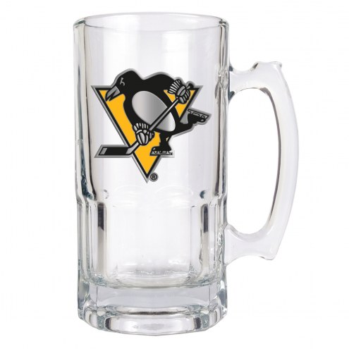 Pittsburgh Penguins NHL 1 Liter Glass Macho Mug
