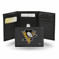 Pittsburgh Penguins NHL Embroidered Leather Tri-Fold Wallet