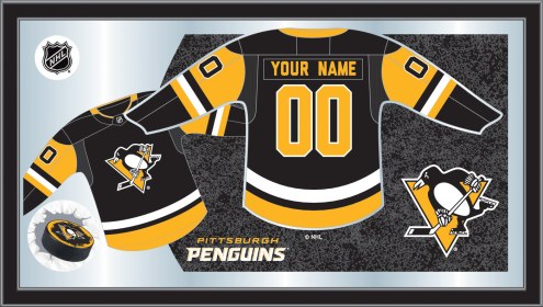 Pittsburgh Penguins Personalized Jersey Mirror